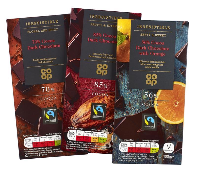 The Co-operative to use Fairtrade cocoa in all products