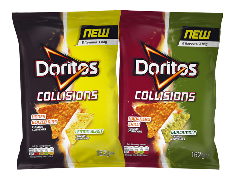 Doritos shakes up snacks with dual-flavour Collisions