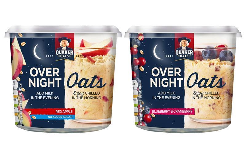 Quaker Oats taps into overnight oats trend