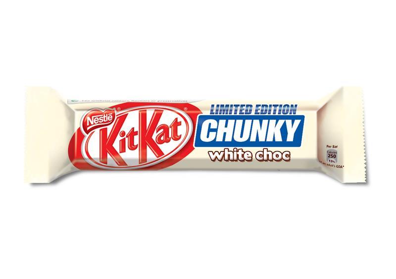 Nestlé Confectionery re-launches Kit Kat Chunky White