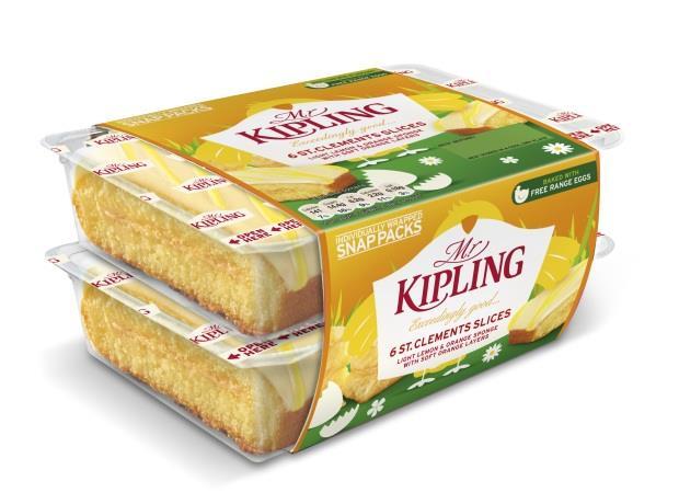 New packaging for Mr Kipling Easter cakes